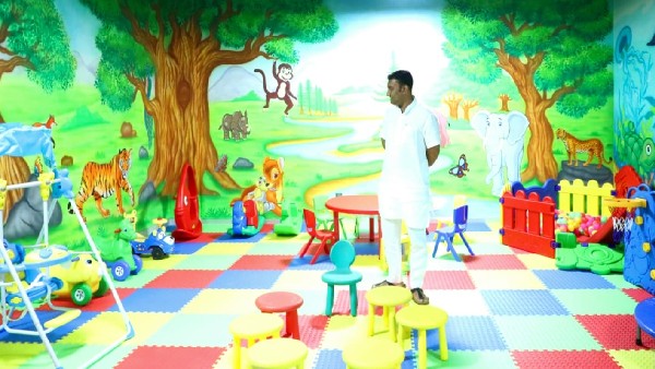 Day care center for the care of children of female officers and staff in the health building Day care center for the care of children of female officers and staff in the health building