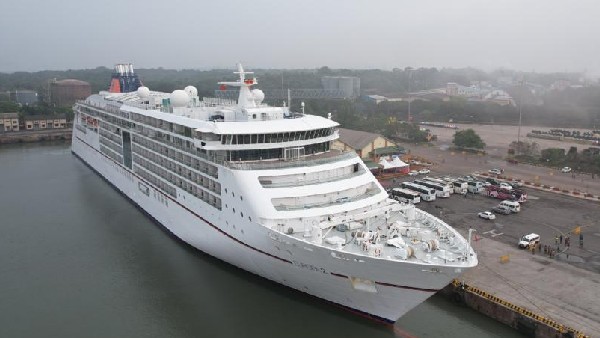 New Mangaluru Port Witnessed First Cruise Europa 2 