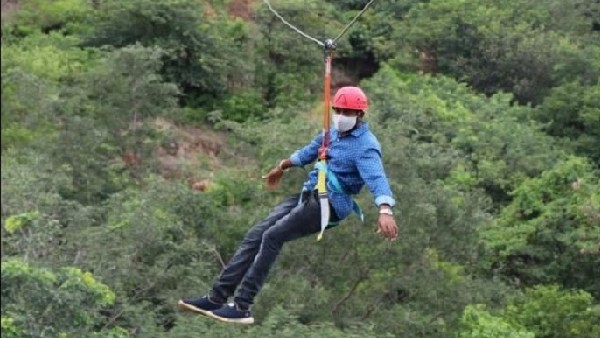 ಜಿಪ್ ಲೈನ್ ಕ್ರೀಡೆಯತ್ತ ಒಲವು 