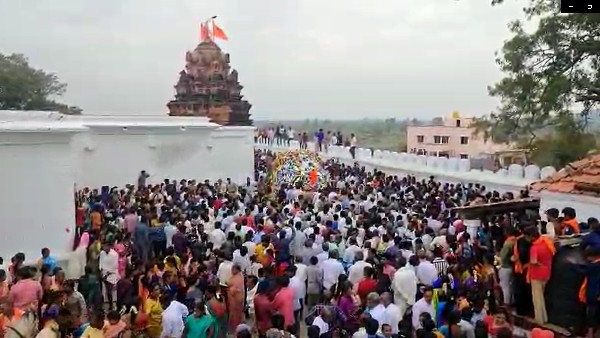 Veerabhadreshwara Swami Temple Chariot Overturns In Chamarajanagar