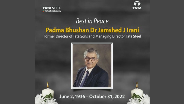 Former Tata Steel MD, steel man of India Jamshed Irani passes away 