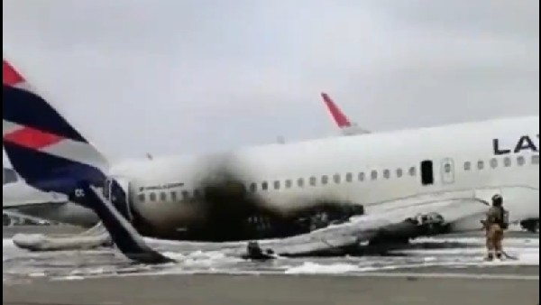Video: Passenger plane collides with truck on runway: 2 firefighters killed