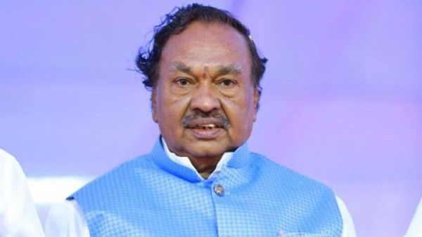  ಗ್ರಾಮೀಣಾಭಿವೃದ್ದಿ ಮತ್ತು ಪಂಚಾಯತರಾಜ್ ಖಾತೆಯನ್ನು ಹೊಂದಿದ್ದ ಕೆ.ಎಸ್.ಈಶ್ವರಪ್ಪ