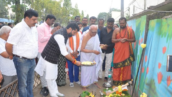 Footpath development at cost of 39 lakh rupees in Chikkamagaluru: MLA CT Ravi 