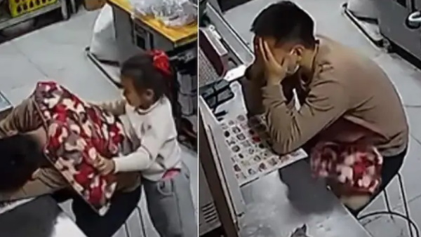 ತಂದೆಗೆ ಕೋಟ್ ಹೊದಿಸಿದ ಮಗಳು