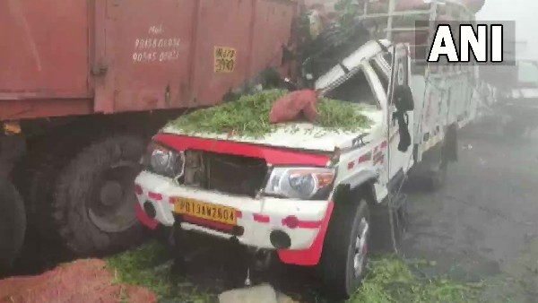 30 vehicles collided on National Highway in Haryana Sunday