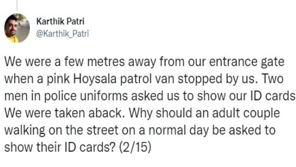 Bengaluru Extorting money from couple Two police personnel suspended