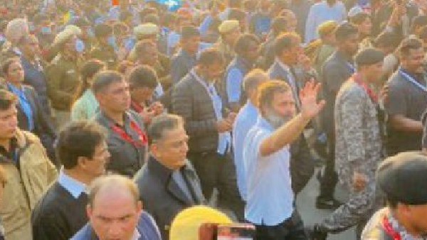 Kamal Haasan joins Rahul Gandhi’s Bharat Jodo Yatra in Delhi