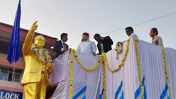 Dr BR Ambedkar statue unveiled at Mangalore University