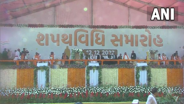 Bhupendra Patel as CM, 16 MLAs sworn in as Ministers