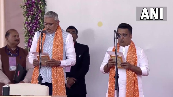 Bhupendra Patel as CM, 16 MLAs sworn in as Ministers