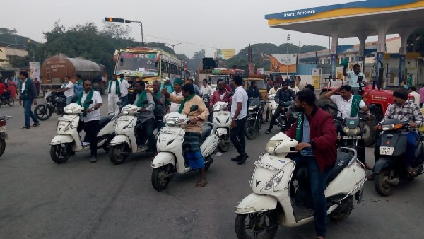 Mandya Bandh For Farmers Demand Good Prices For Sugarcane
