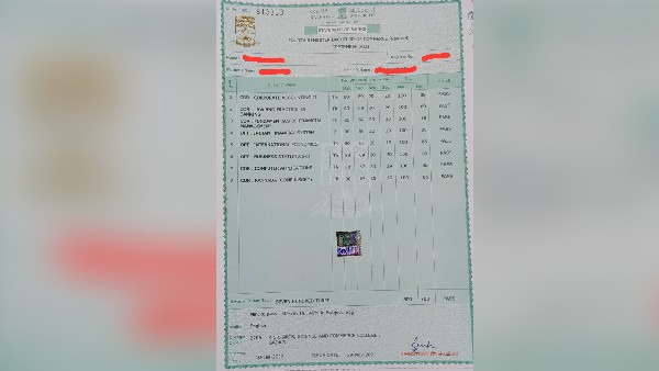 Problem in marks card of final year BCom students from Karnataka University, Dharwad 