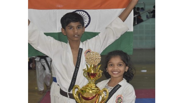 Devasuguru: Brother and sister great achieved in karate Devasuguru: Brother and sister great achieved in karate