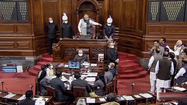 Pralhad Joshi Condemns Congress Members Protest At Rajya Sabha 