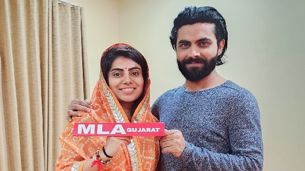 Hello MLA...: Ravindra Jadeja’s post after wife Rivabas Gujarat poll win Hello MLA...: Ravindra Jadeja’s post after wife Rivabas Gujarat poll win