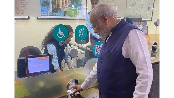  ಟಿಕೆಟ್ ಪಡೆದು ಮೆಟ್ರೋ ಹತ್ತಿದ್ದ ಪ್ರಧಾನಿ