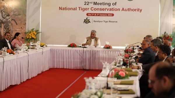 Union Minister bhupendra yadva launches Bandipur Yuva Mitra programme 