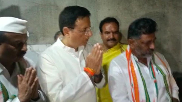 D.K.Shivakumar started yatra before Siddaramaiah came in Chamarajanagar D.K.Shivakumar started yatra before Siddaramaiah came in Chamarajanagar