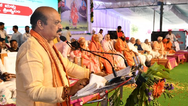 Govt Committed To Developing Of Peetas Saya Basavaraja Bommai