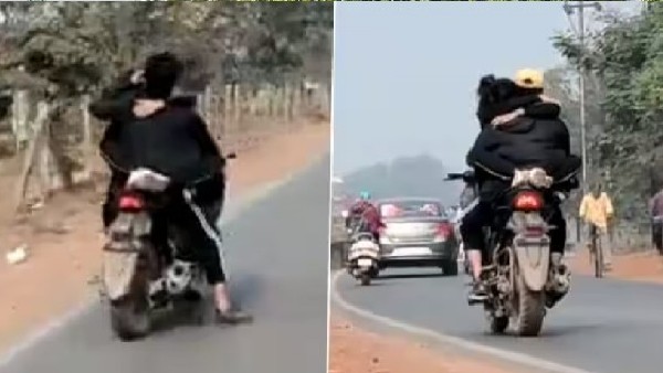After bikes now its the cars turn: A young couples romance on the sunroof!