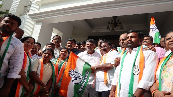 karnataka assembly elections 2023: Nelamangala City Corporation JDS Leaders joins Congress karnataka assembly elections 2023: Nelamangala City Corporation JDS Leaders joins Congress