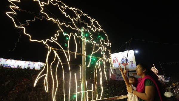 Ballari utsav 2023: Attracted attention lighting decoration