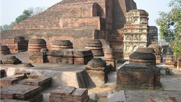 1200 years old nalanda Stupa discovered by Archeology Department 