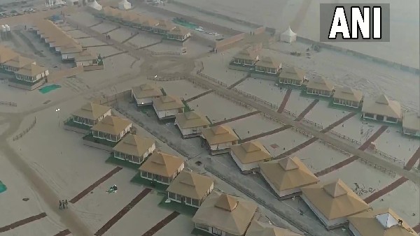 Prime Minister Narendra Modi inaugurated Tent City in Varanasi Prime Minister Narendra Modi inaugurated Tent City in Varanasi