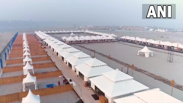 Prime Minister Narendra Modi inaugurated Tent City in Varanasi Prime Minister Narendra Modi inaugurated Tent City in Varanasi