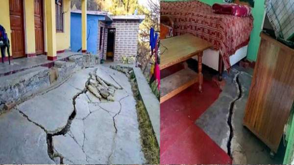 ಕರ್ಣಪ್ರಯಾಗ ಮನೆಗಳಲ್ಲಿ ಬಿರುಕು