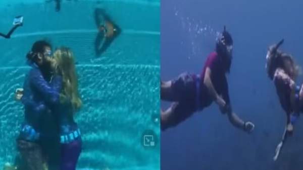 ನೀರಿನಲ್ಲಿ ಕಿಸ್ ದಾಖಲೆ