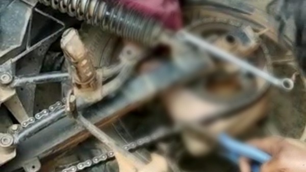 Woman Leg Get Stuck In Bike Wheel At Tarikere