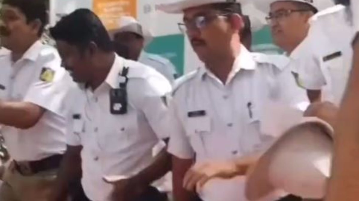 Traffic police dance video goes viral 