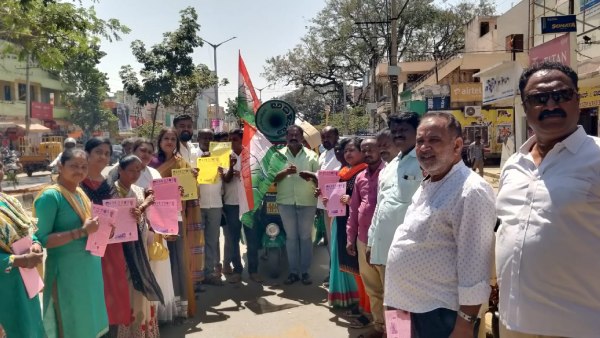  ಕ್ಷೇತ್ರದಲ್ಲಿ ಕಾಂಗ್ರೆಸ್‌ನಿಂದ ಭರ್ಜರಿ ಪ್ರಚಾರ