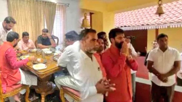 BJP MLA CT Ravi trolled for visiting Nagabana after consuming non-veg food 