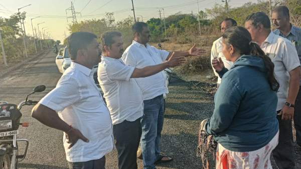 Poor road work in KHB Colony of Davanagere