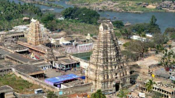 Foreigners caught partying in Hampis Purandara Mantapa shrine 