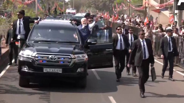 ಬೆಳಗಾವಿಯಲ್ಲಿ ಪ್ರಧಾನಿ 'ಮೆಗಾ ರೋಡ್‌ ಶೋ'