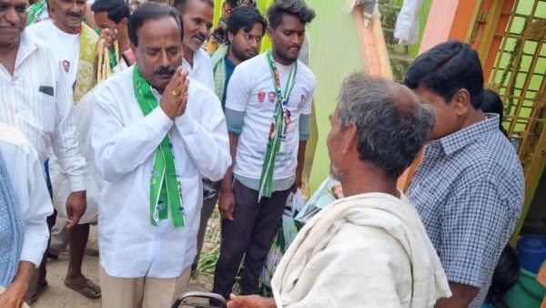 Karnataka assembly election 2023: JDS candidate D.J Nagaraj Reddy Start Door To Door Election Campaign In Bagepalli Karnataka assembly election 2023: JDS candidate D.J Nagaraj Reddy Start Door To Door Election Campaign In Bagepalli