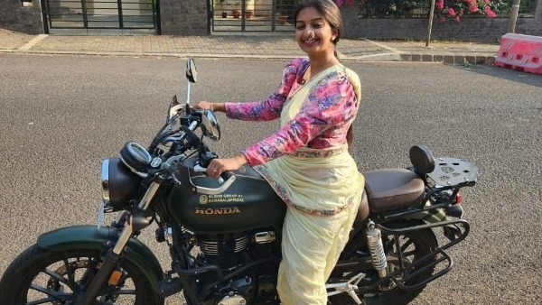  This woman has traveled around 40 countries on a bike in a saree, here is her details
