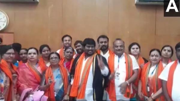  BJP Candidates Vishal Dargi and Shivanand Pisti wins Kalaburagi Mayor, Deputy Mayor posts