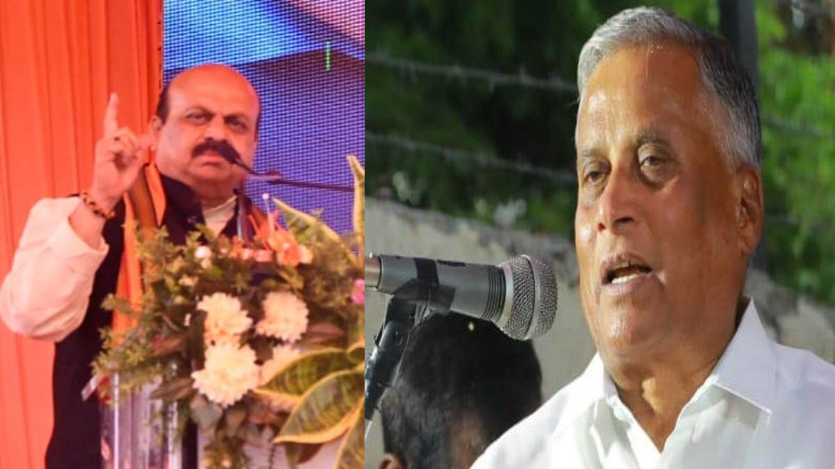CM Bommais Reaction After Meeting With V Somanna Amid Rumours of His Joining Congress CM Bommais Reaction After Meeting With V Somanna Amid Rumours of His Joining Congress