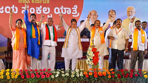  ಕರ್ನಾಟಕದಲ್ಲಿ ಬಿಜೆಪಿಗೆ ಕಾಂಗ್ರೆಸ್ ಪ್ರಬಲ ಎದುರಾಳಿ