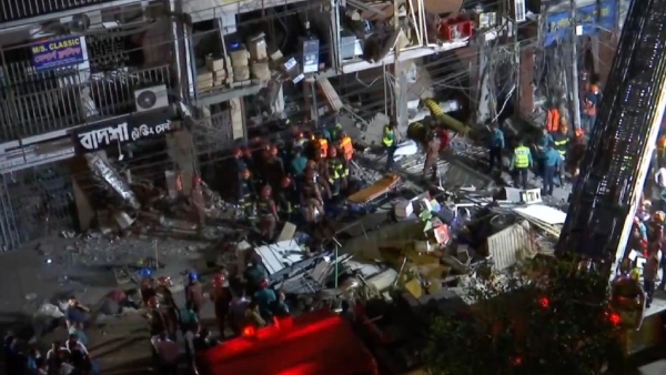 14 Killed, Over 100 Injured In Explosion At Dhaka Building