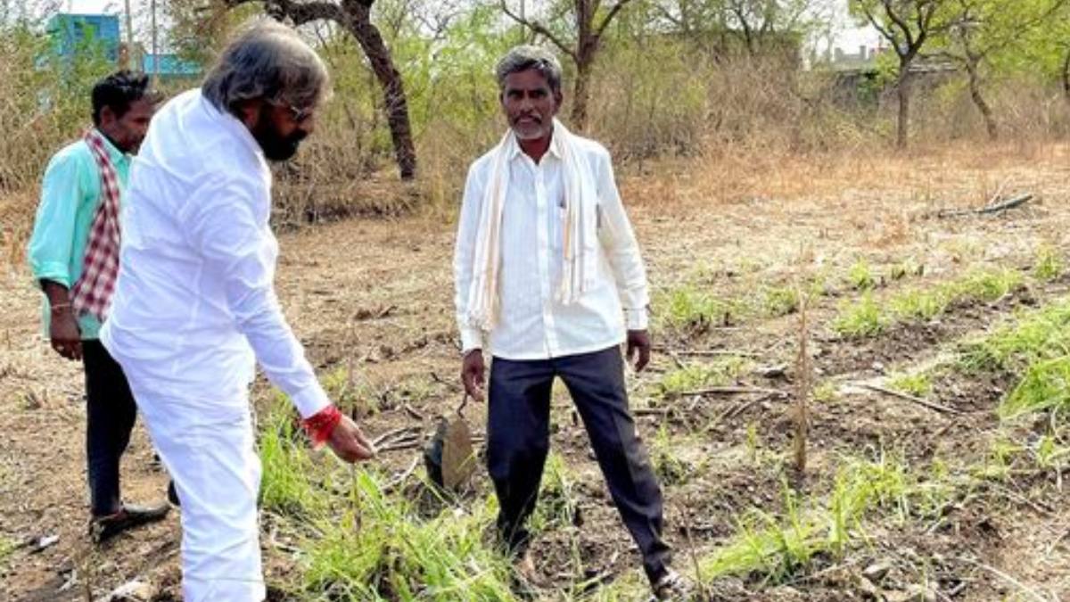 Unseasonal Rains In Bidar Eshwar Khandre Inspect The Crop Damage 