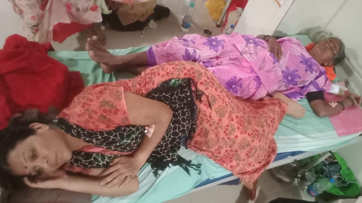 Treatment for two people on one bed at Hubballi Kims Hospital Treatment for two people on one bed at Hubballi Kims Hospital