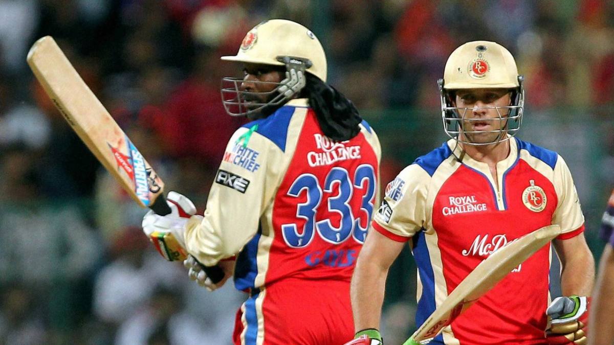 IPL 2023: RCB Set To Retire AB de Villiers and Chris Gayles jersey numbers 17 And 333 IPL 2023: RCB Set To Retire AB de Villiers and Chris Gayles jersey numbers 17 And 333