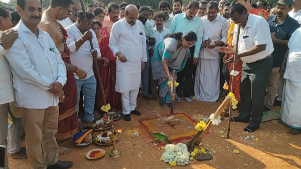 Four Lane Road Between Karavali Junction And Malpe Work Begins 