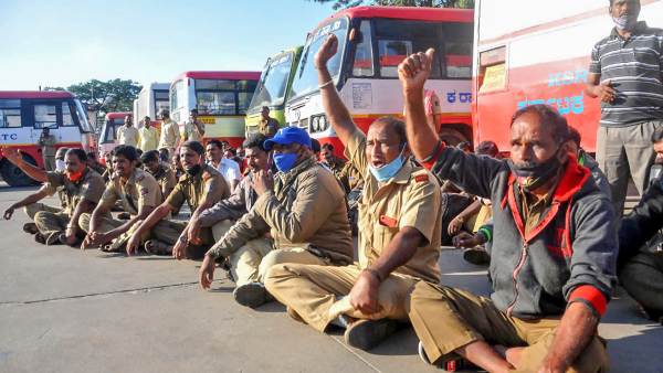 BBPV writes letter to CM Basavaraj regarding Transport workers call for indefinite strike